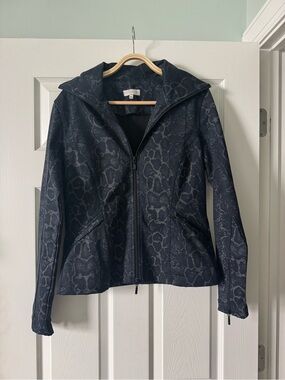 NWOT Anatomie Python Print Full Zip Jacket Women’s Medium